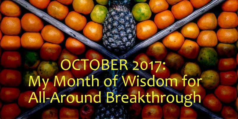 Command the Month: Inspiration & Breakthrough Prayers for the Month of October 2017